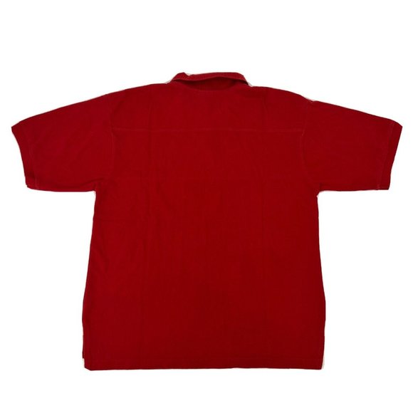 Ferrari Shirt Men's Large Red Short Sleeve Polo Embroidered Logo 2002 Vintage - Picture 6 of 10